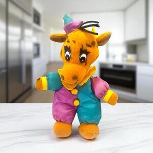 Vintage Geoffrey Giraffe Clown Plush Stuffed Animal Toy Play By Play 1995 Clean!